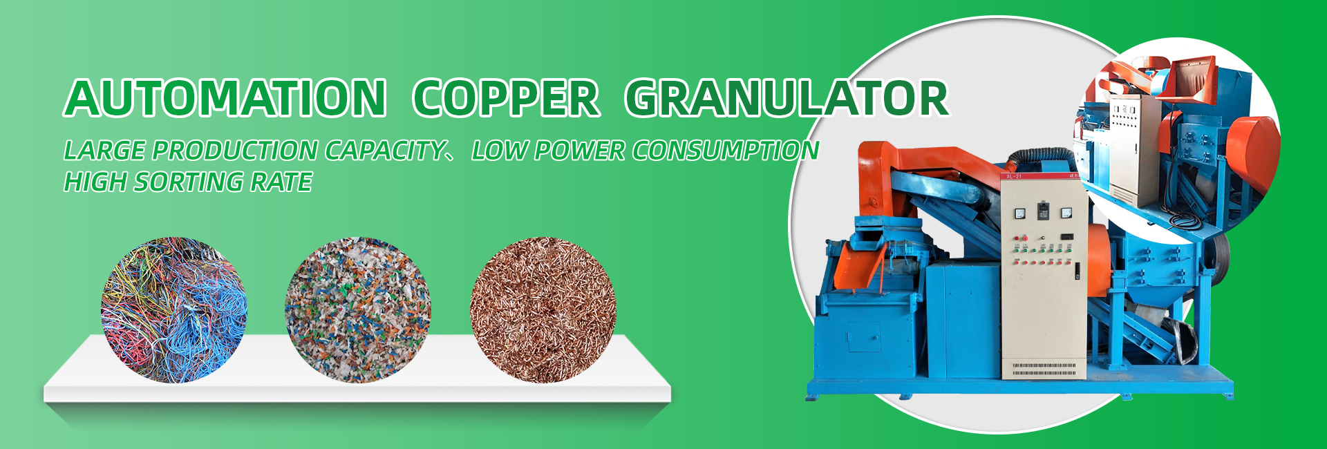 Copper Wires Recycling Machine